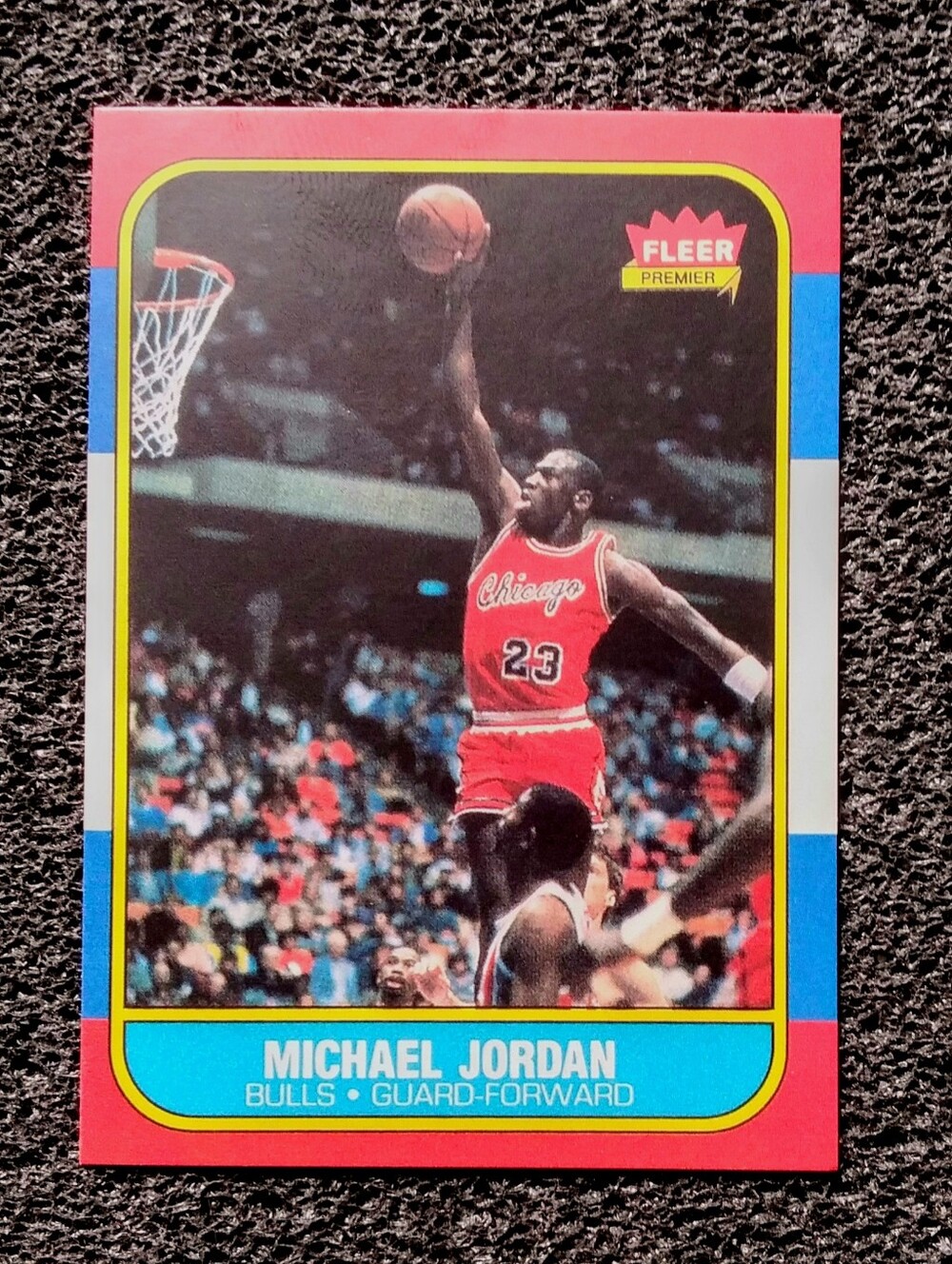 Michael Jordan Chicago Bulls HOF Fleer Basketball Rookie Card
